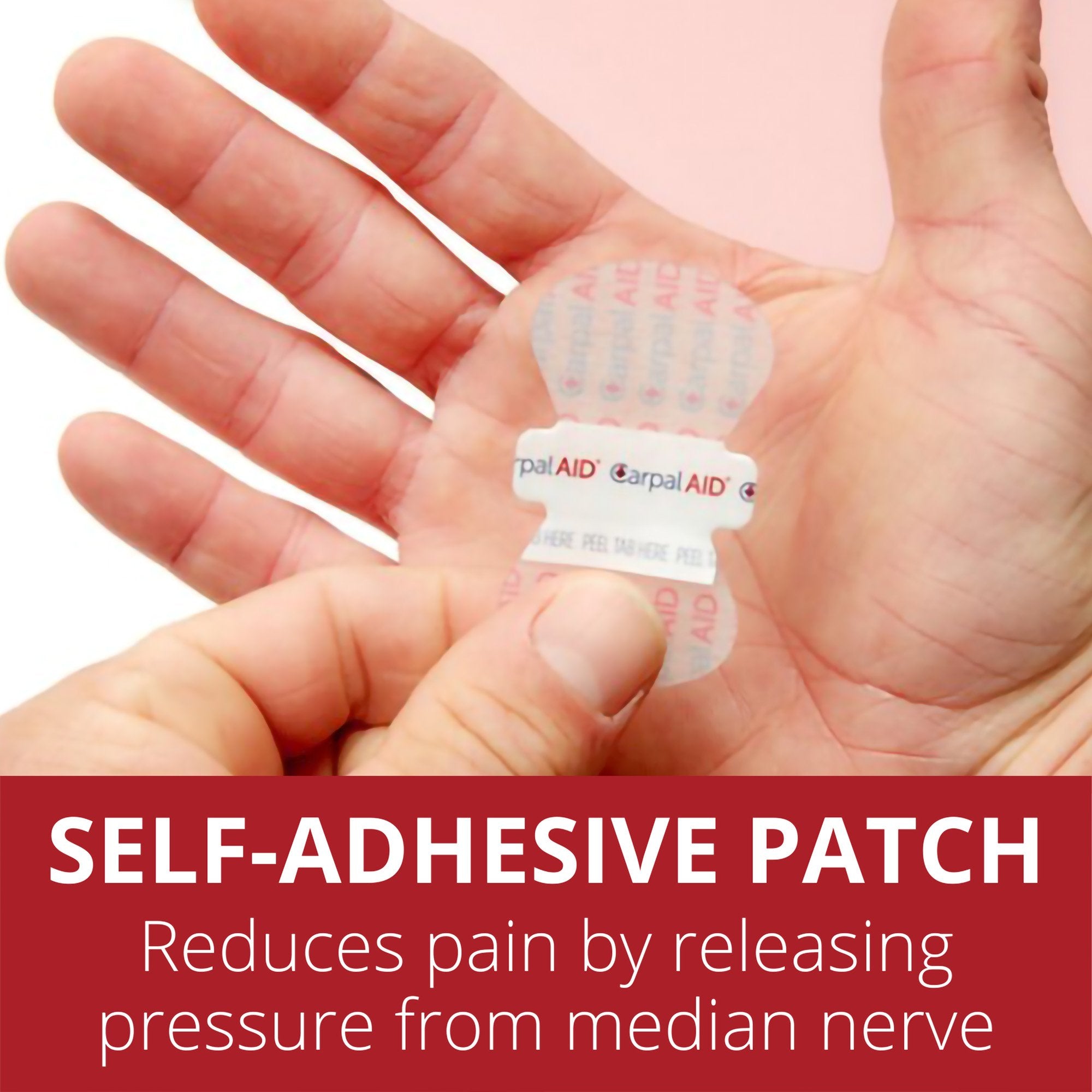 Carpal Aid® Patch Hand-Based Carpal Tunnel Support CA-30PK UNI