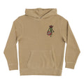 Santa Cruz x Stranger Things Demogorgon Dot Youth Hoodie - Pigment Sandstone