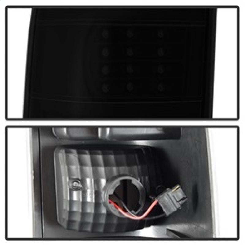 SPYDER xTune 03-06 Chevrolet Silverado 1500 LED Tail Lights - Black Smoke (ALT-JH-CSIL03-LED-BSM) 9037641