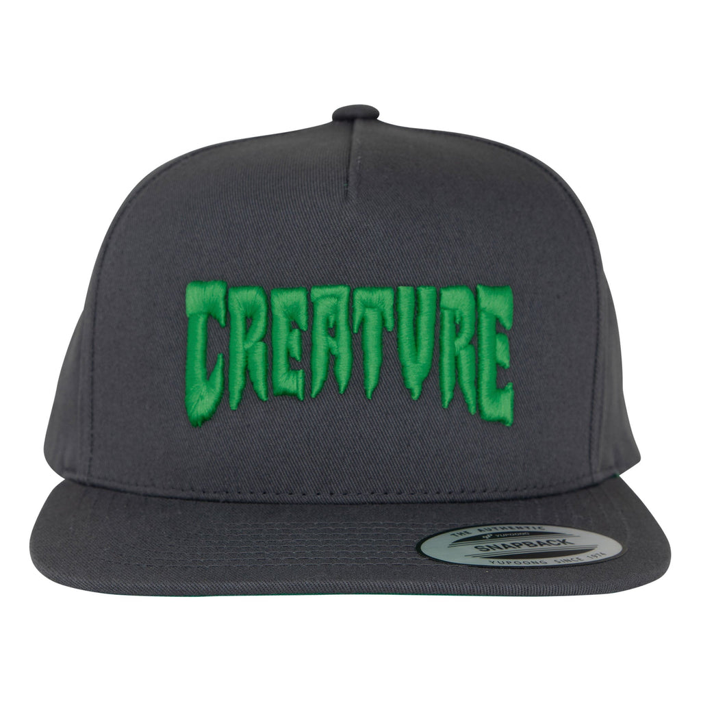 Creature Mono Logo Snapback Structured Hat