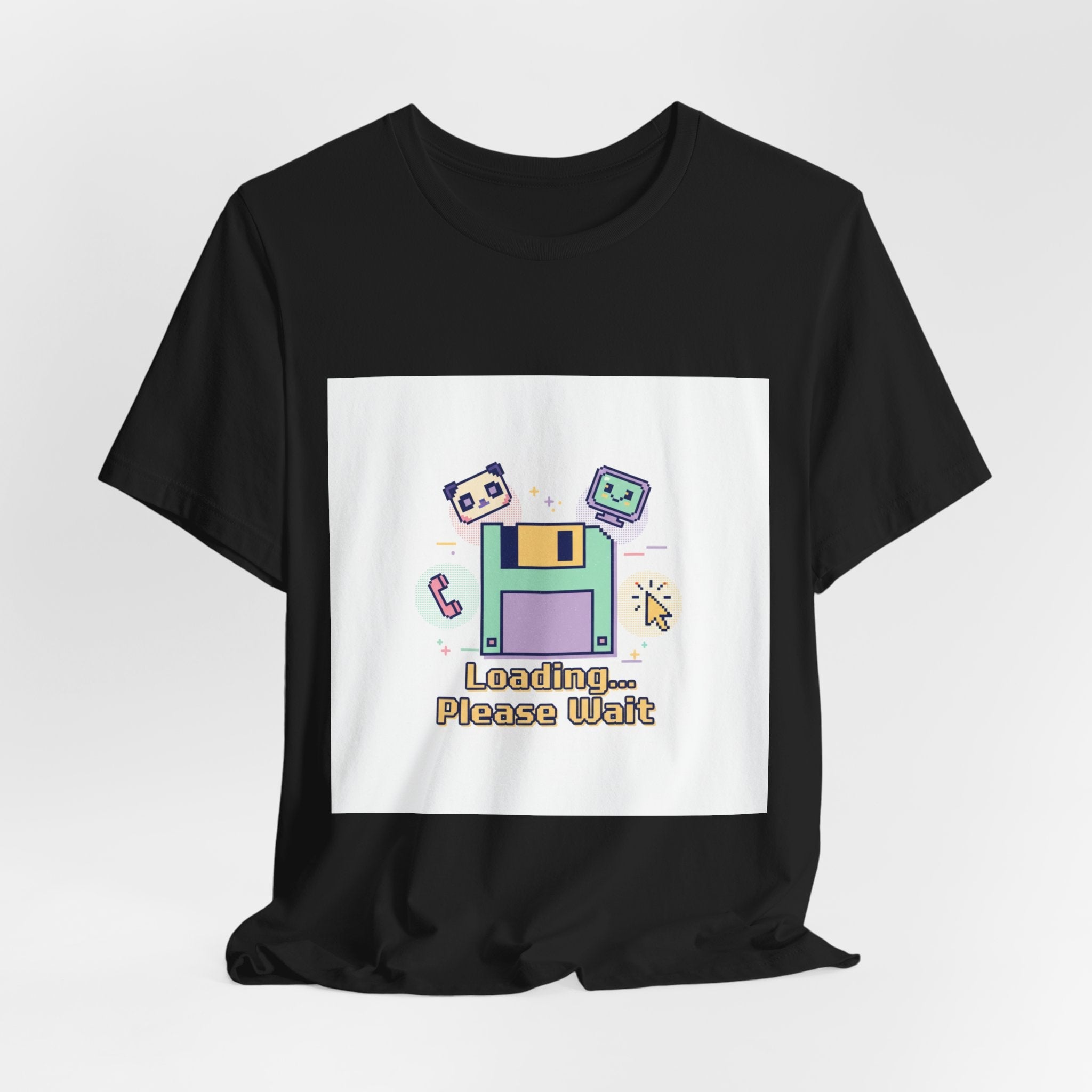 Loading Please Wait pixel art Tee | Old Internet Aesthetic, 90s web nostalgia