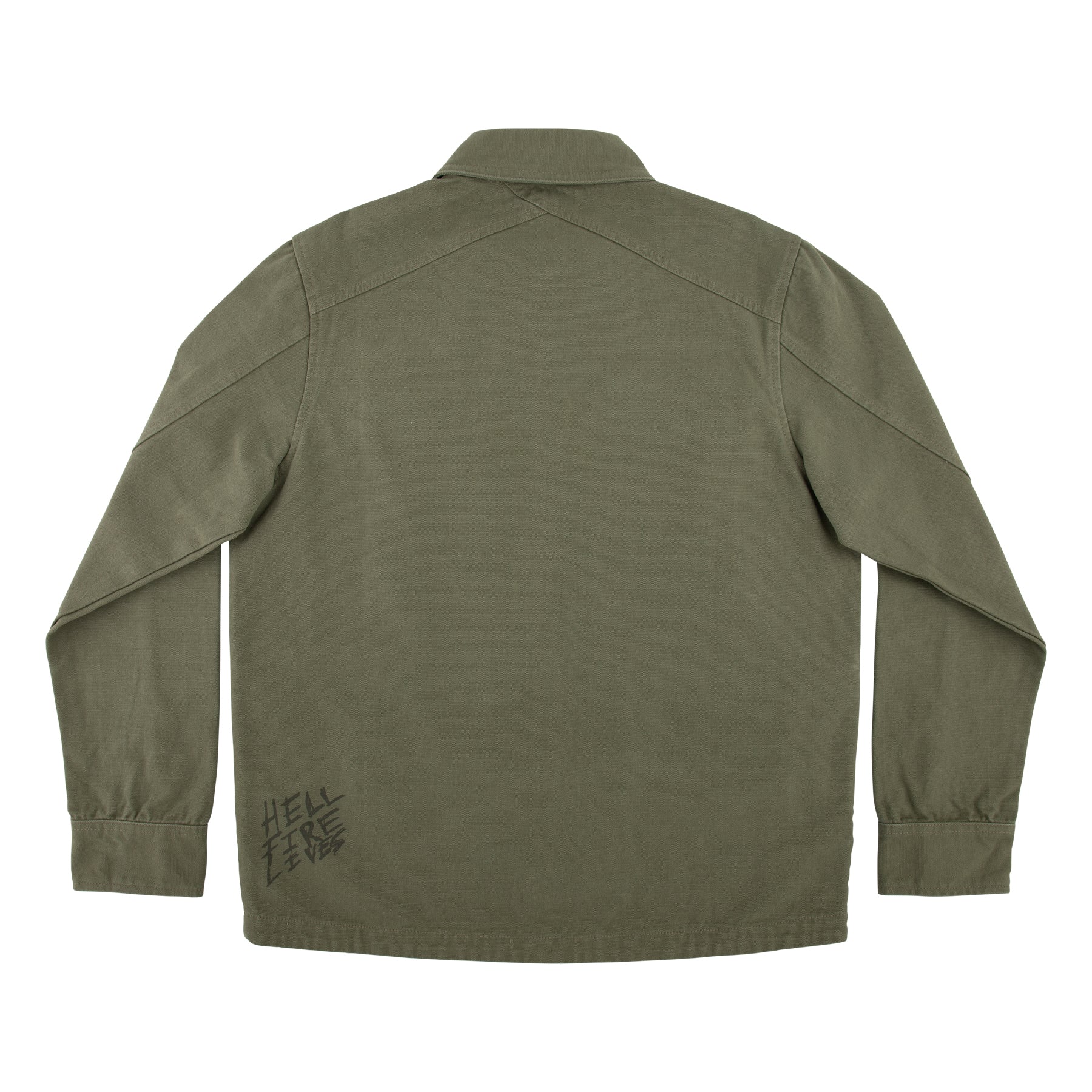 Santa Cruz x Stranger Things Crawl Military Jacket - Army