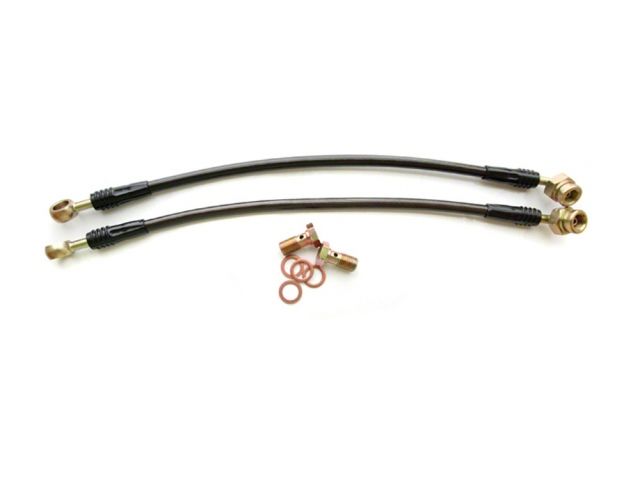 Agency Power Rear Steel Braided Brake Lines - 03-05 Mitsubishi EVO VIII