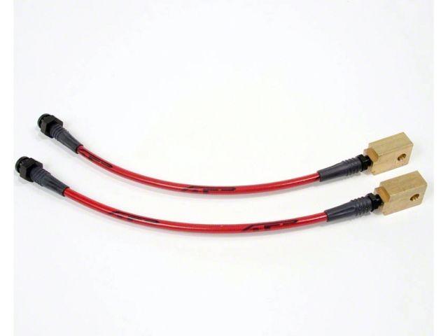 Agency Power Rear Steel Braided Brake Lines - 09-14 Nissan 370Z