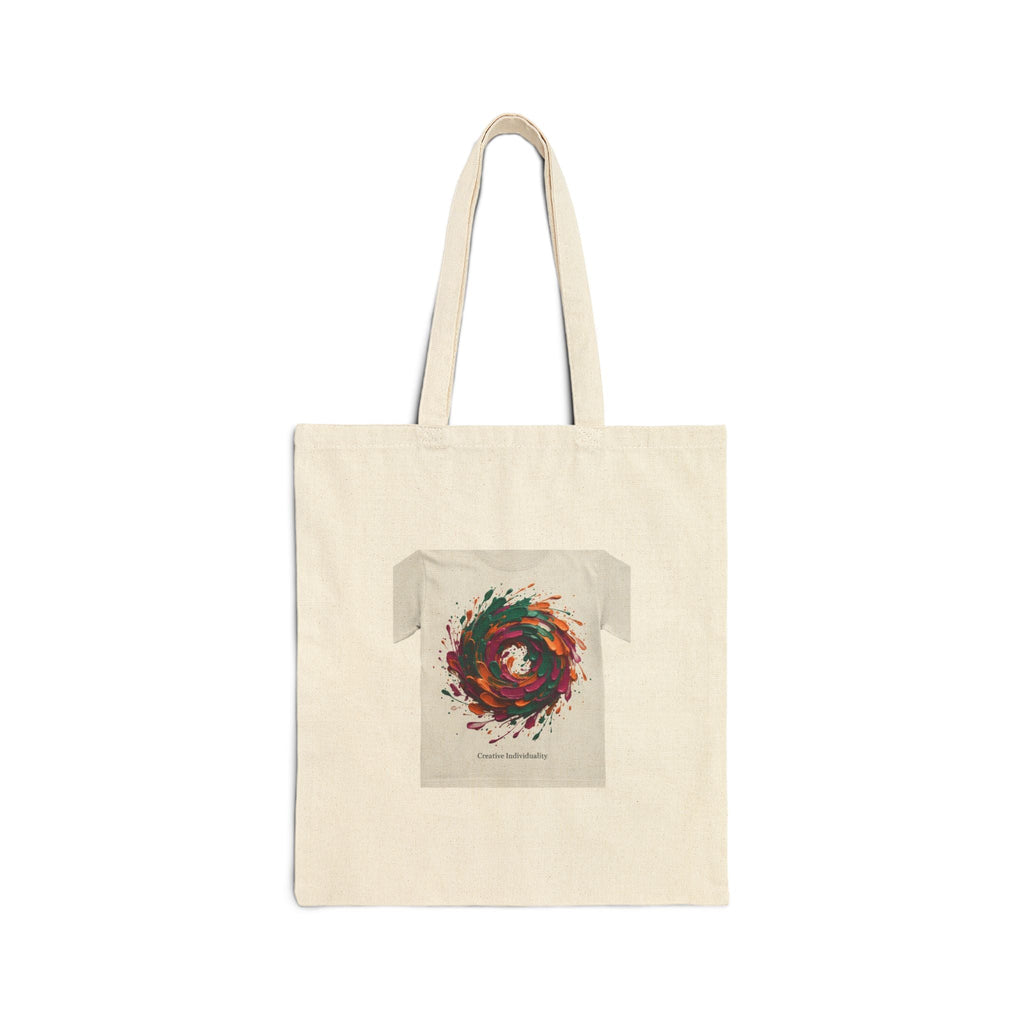 Painterly Abstract Floral Tote | Brushstroke Artsy Canvas