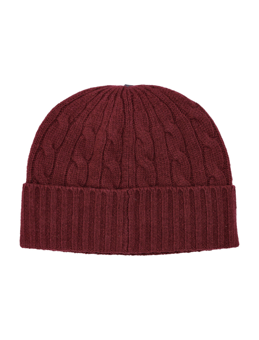 POLO RALPH LAUREN Cable Knit Beanie with Fold-Over Cuff