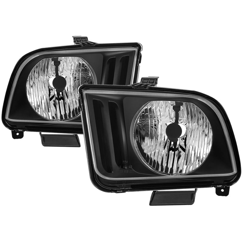 SPYDER xTune Ford Mustang 05-09 Halogen OEM Style Headlight (Non HID) - OEM Black HD-JH-FM05-BK 9040146