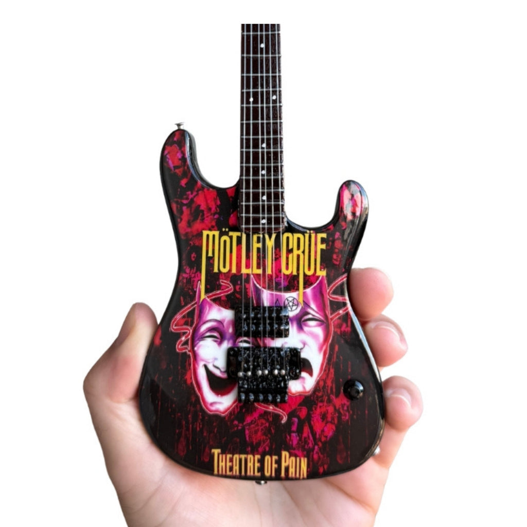 Mötley Crüe "Theatre of Pain" Miniature Guitar