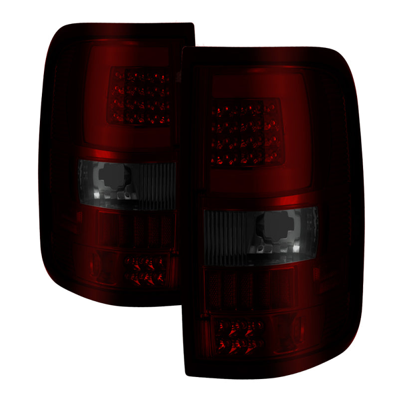 SPYDER xTune 04-08 Ford F150 Styleside V3 LED Tail Lights - Red Smoke (ALT-ON-FF15004G3LB-LBLED-RS) 9040801