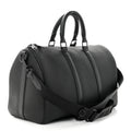 Louis Vuitton  Grained Calfskin Aerogram Keepall Bandouliere 40 Black