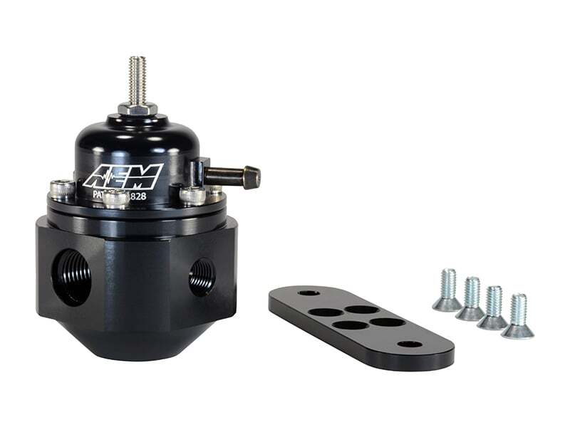 AEM Electronics Universal Fuel Pressure Regulator Black