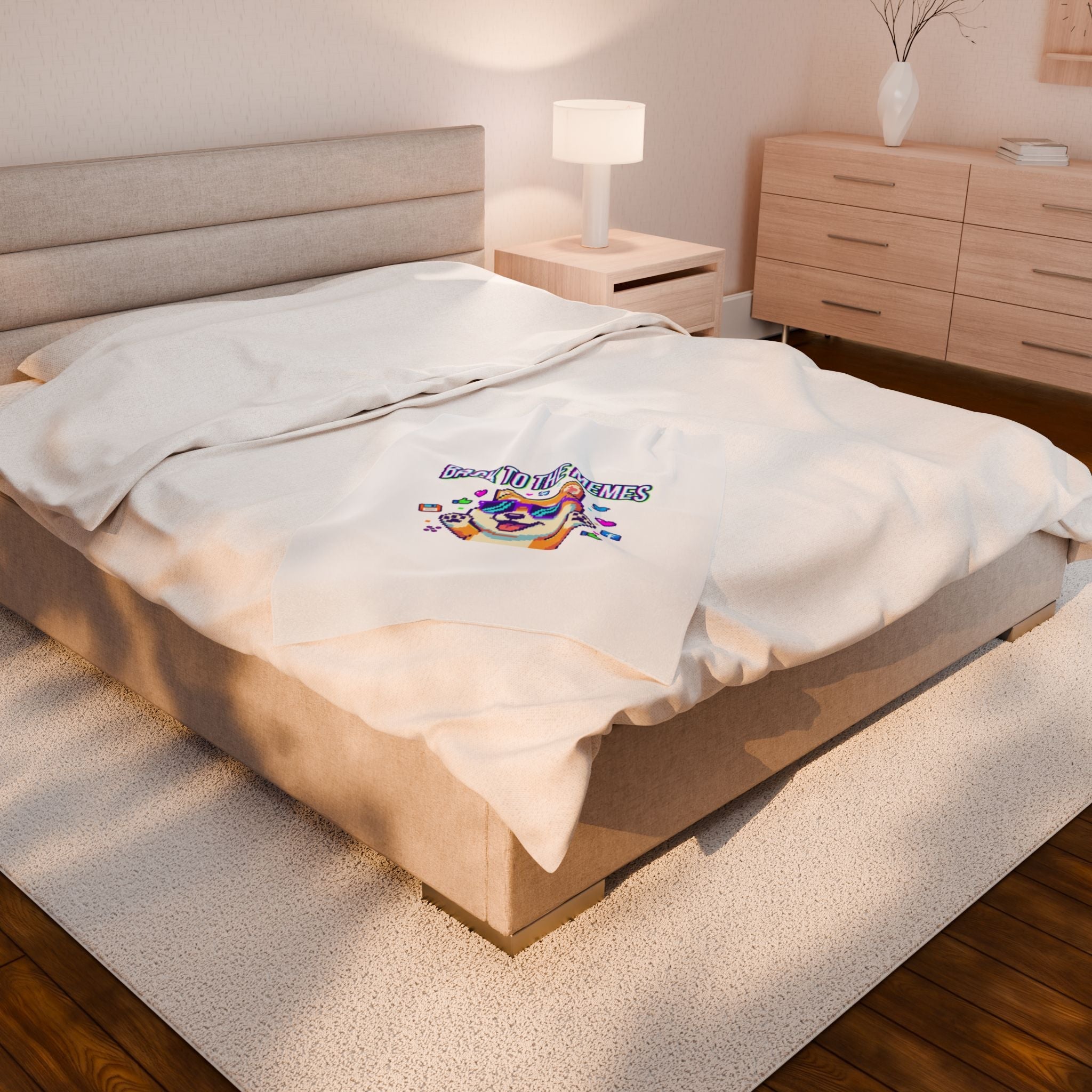 Back to the Memes Velveteen Plush Blanket | meme throwback, 2000s internet
