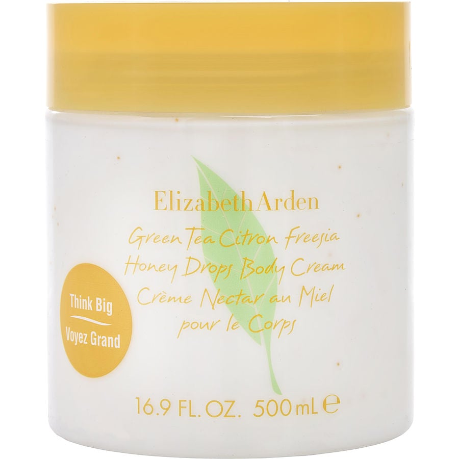 Green Tea Citron Freesia By Elizabeth Arden Honey Drops Body Cream 16.9 Oz