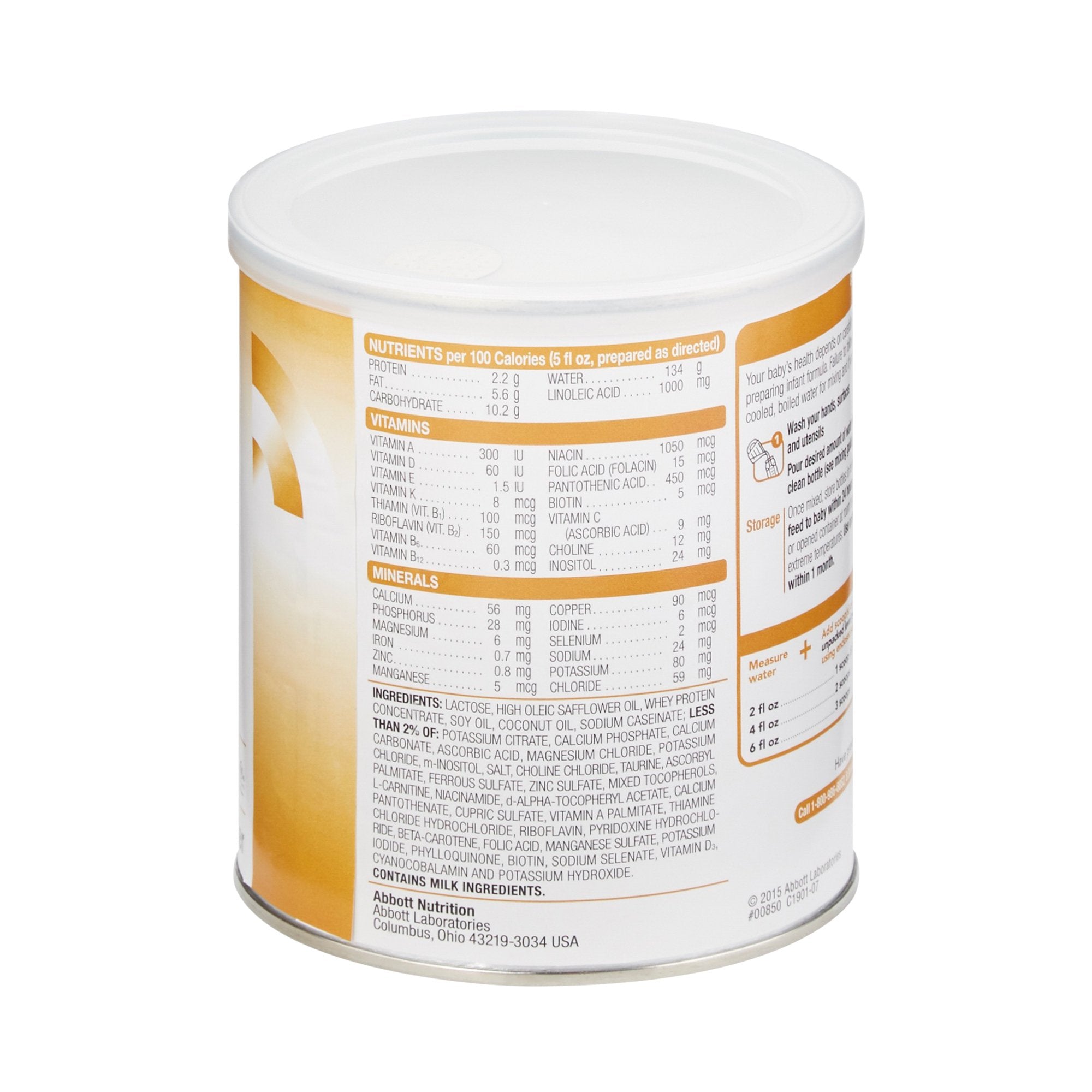 Similac® PM 60 / 40 Low Iron Powder Infant Formula, 14.1-ounce can 00850