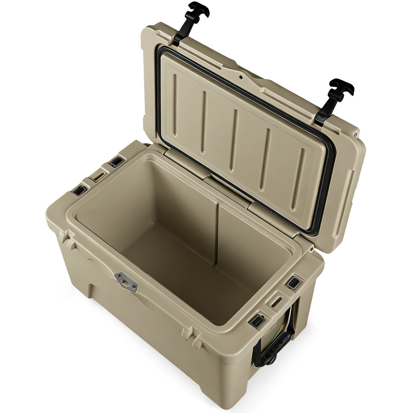 45 Quart Portable Hard Cooler Insulated Ice Chest Keeps Cool for up to 6 Days