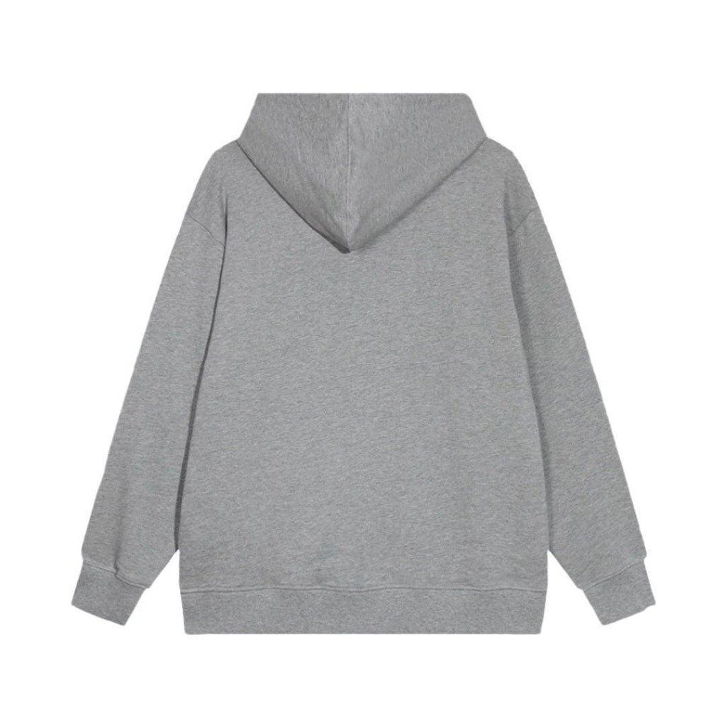 Dior Classic Letter Embroidered Hoodie Grey