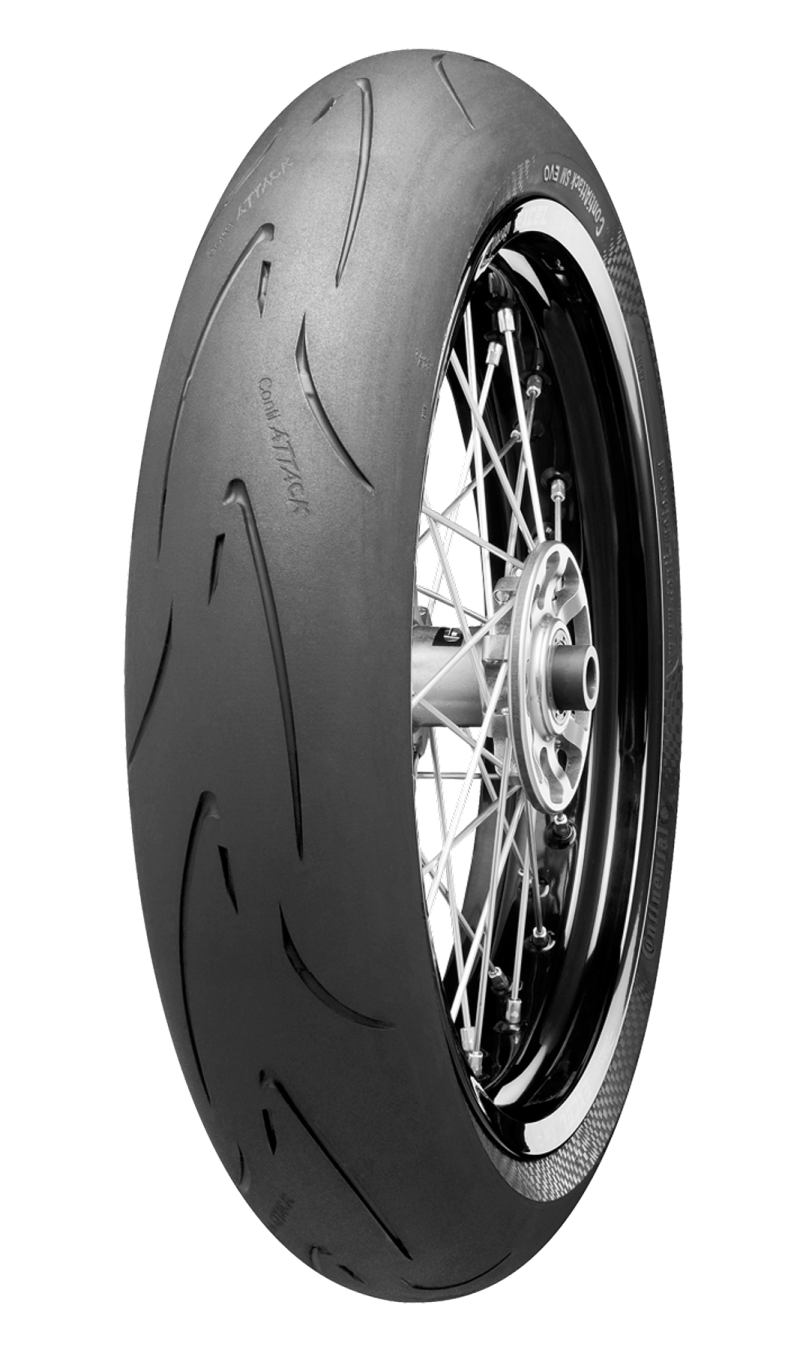 Continental Tire Continental ContiAttack SM EVO Front Tire - 110/70 R17 M/C 54H TL 02445720000