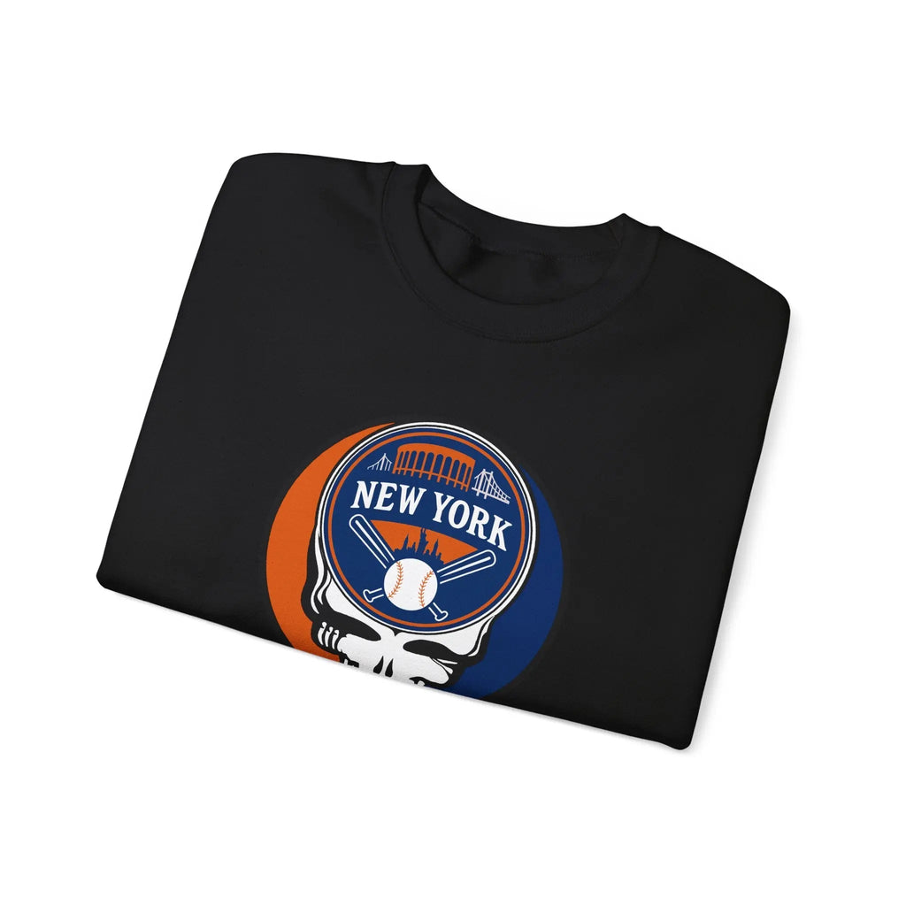New York Mets Original Stealie Grateful Dead Crewneck Grateful Dead Sweatshirt