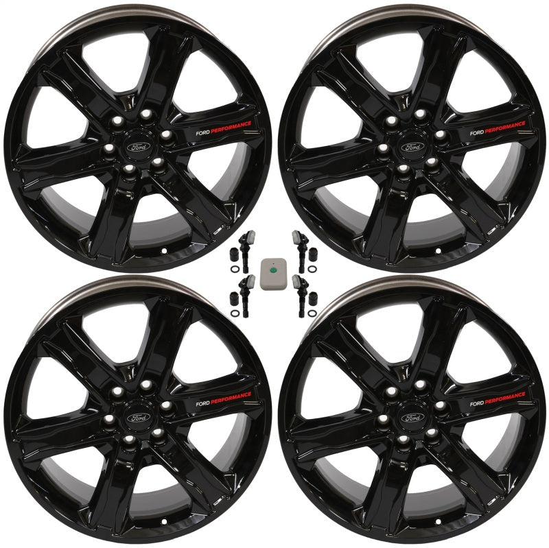 Ford Racing 15-22 F-150 22x9.5in Wheel Kit - Gloss Black M-1007K-S2295GB