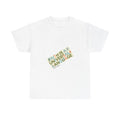 T-Shirt — "Faith Is A Universal Language" Retro Rainbow Text Tee