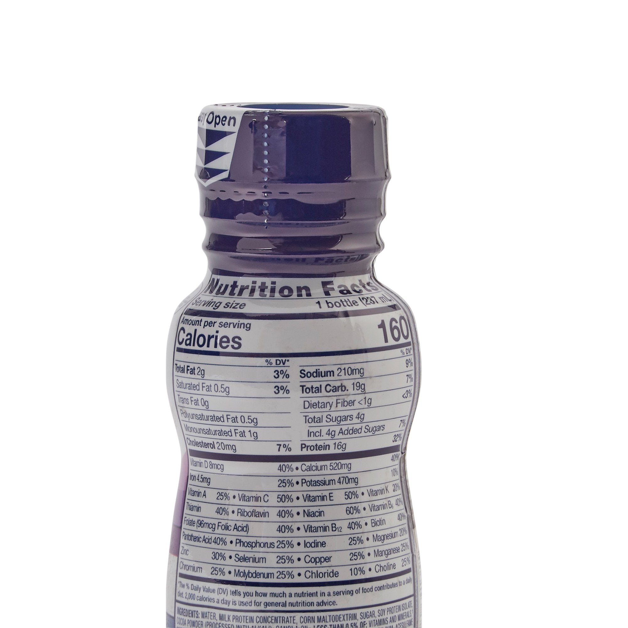 Ensure® High Protein Therapeutic Nutrition, Chocolate, 8-ounce bottle 64134