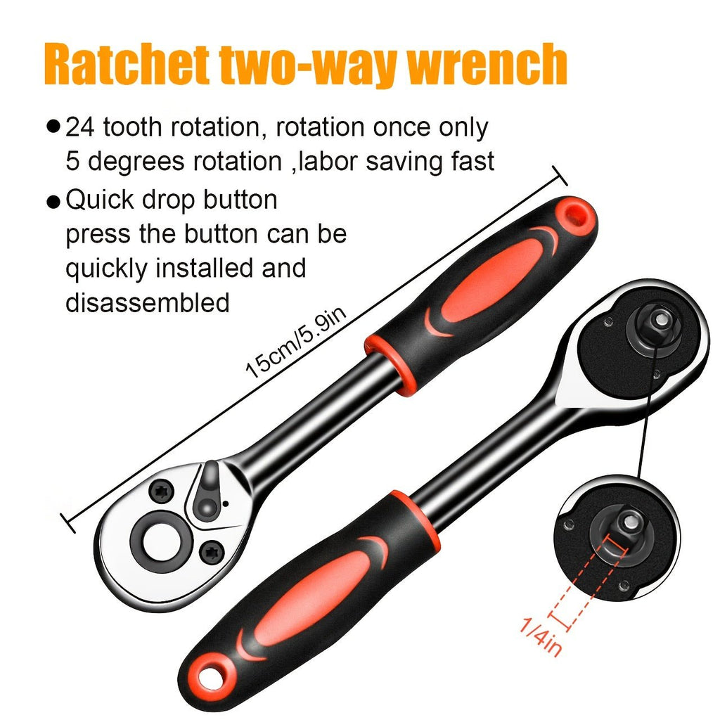 46pc Ratchet & Wrench Tool Set - PhishStones Products