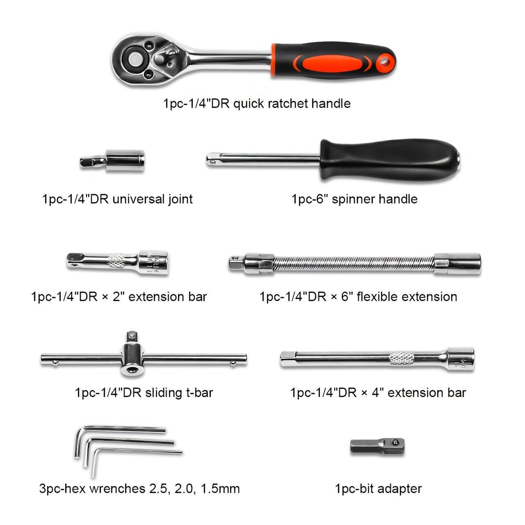 46pc Ratchet & Wrench Tool Set - PhishStones Products