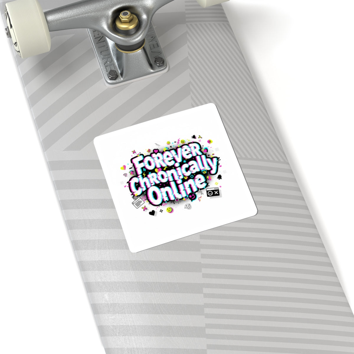 Forever Chronically Online Sticker | internet slang, brainrot meme