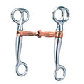 Tom Thumb Snaffle Bit with 5" Copper Plated Mouth,
