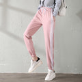 With velvet sport watch in autumn and winter winter female big fat code MM student casual pants loose warm nosing trousers