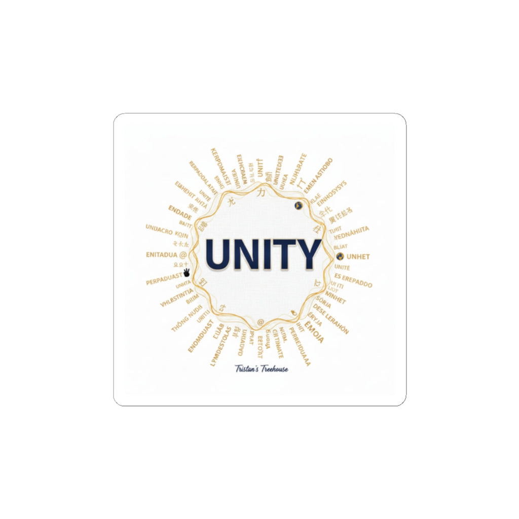 Sober Curious UNITY Sticker | Dry January Mocktail Humor