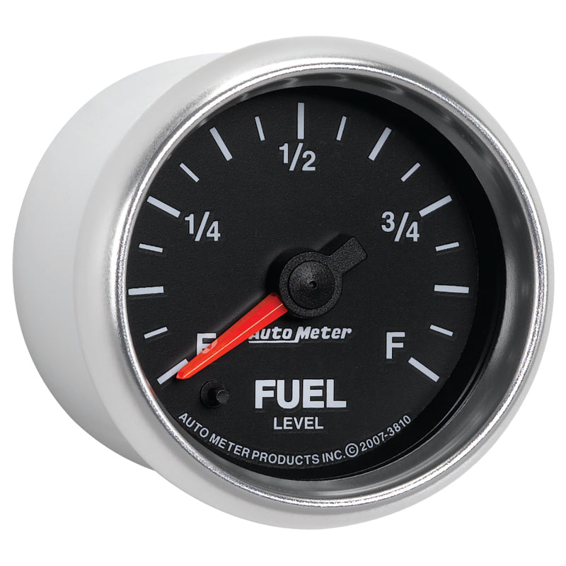 AutoMeter GS 2 1/16in. 0-280 Ohms Fuel Level Gauge - Stepper Motor 3810
