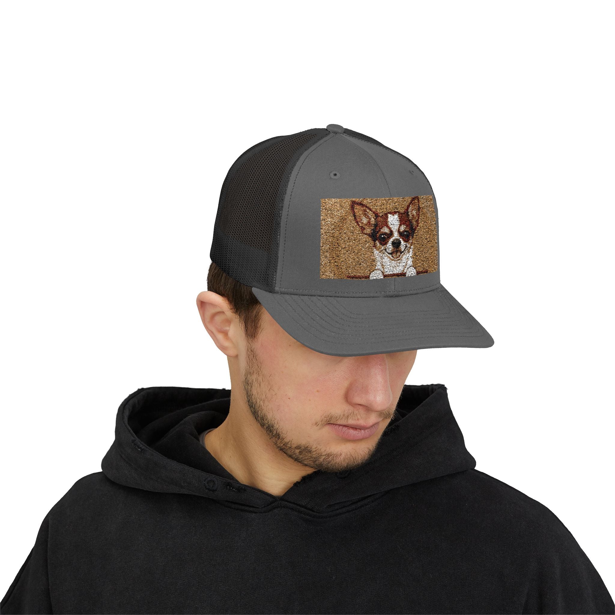 Meme Dog Trucker Hat — Funny Snapback Cap