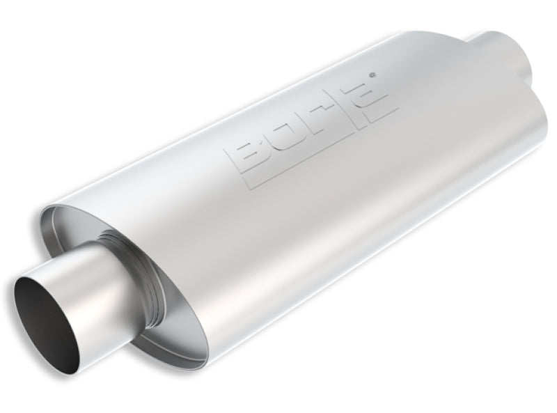 Borla XR-1 Racing Sportsman 3.5in. Outlet / 3.5in Inlet Oval Muffler 40945