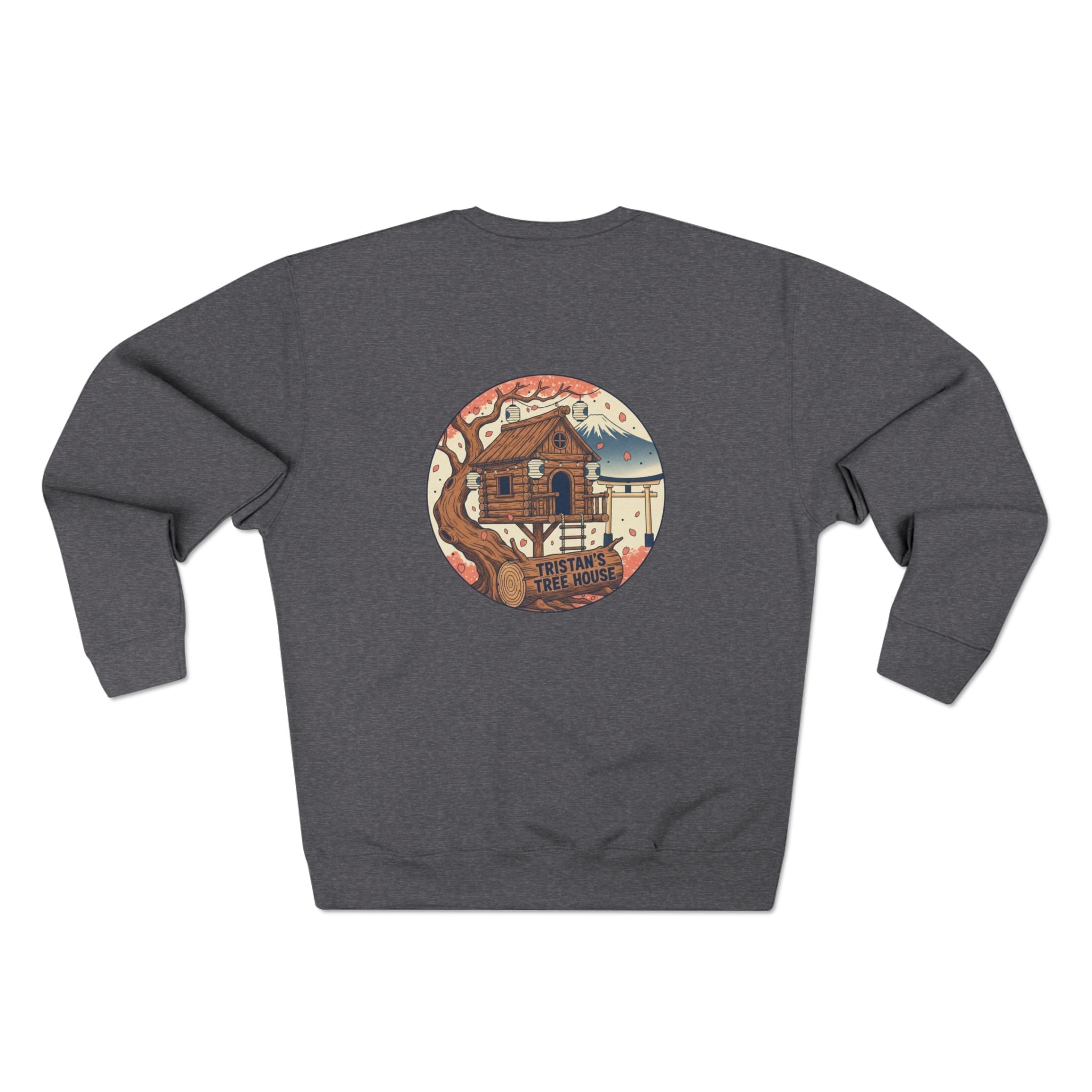 Curage Is a Universal Language Crewneck Sweatshirt — Teistan’s Tree House Back Patch
