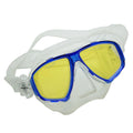 Palantic M36 Translucent Blue/Clear UV Coated Lenses Blue Dive/Snorkeling Mask
