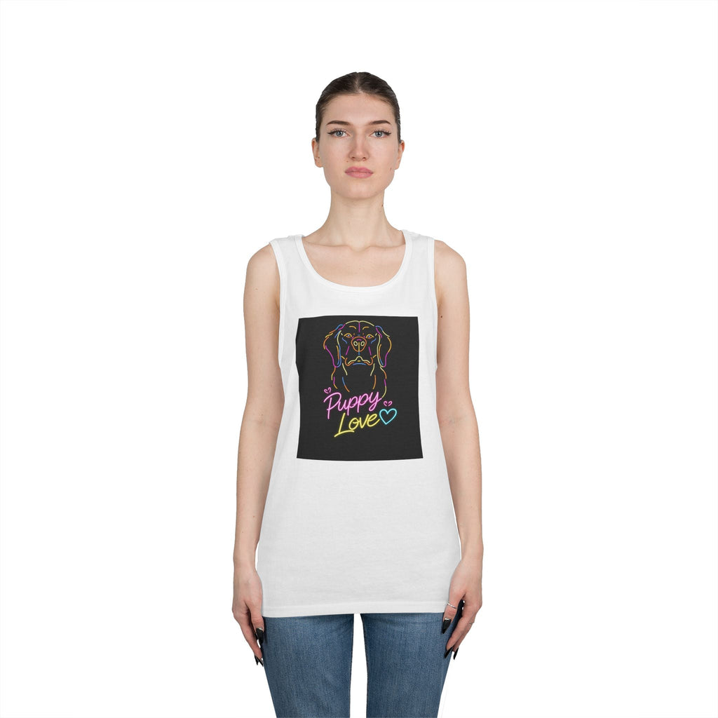 Retro Funny Dog Tank Top — Cute Future Vibes