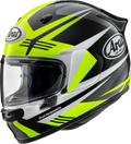 ARAI HELMETS, ARAI HELMETS Contour-X Helmet with Integrated Ventilation and Aerodynamic Spoiler - Medium Mark Yellow 0101-18148