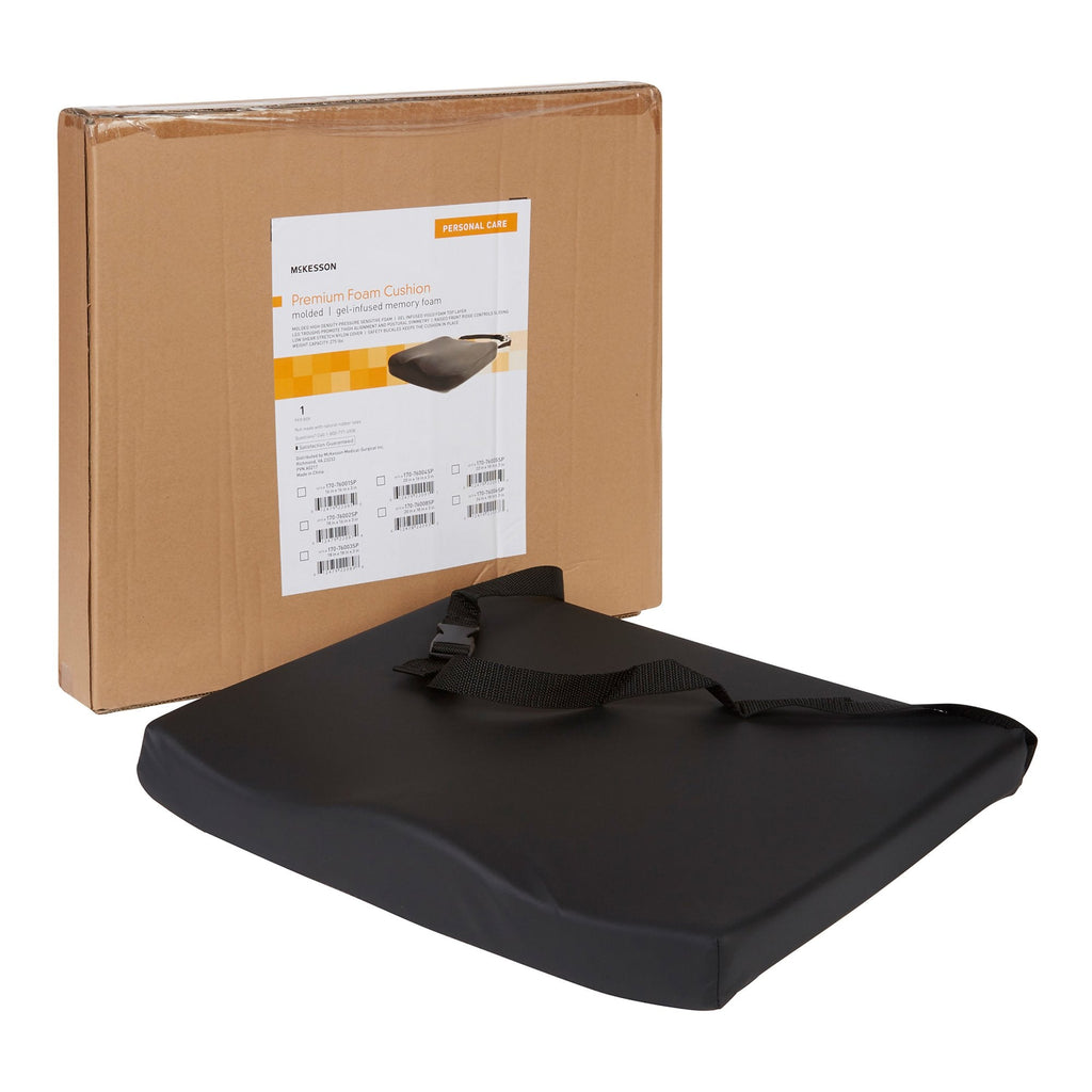 McKesson Premium Molded Foam Seat Cushion, 24 x 18 x 3 Inch 170-76006SP