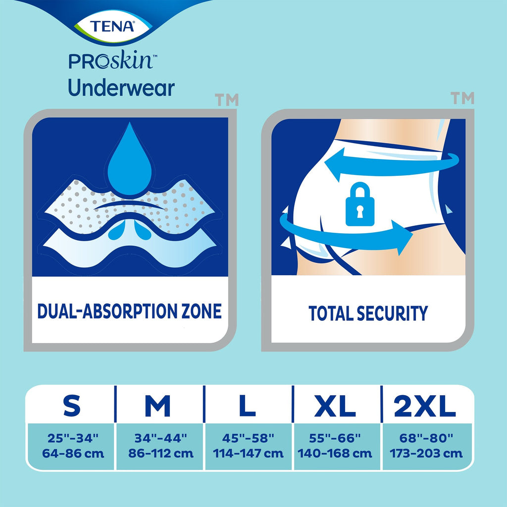 Tena® ProSkin™ Extra Absorbent Underwear, Large 72332