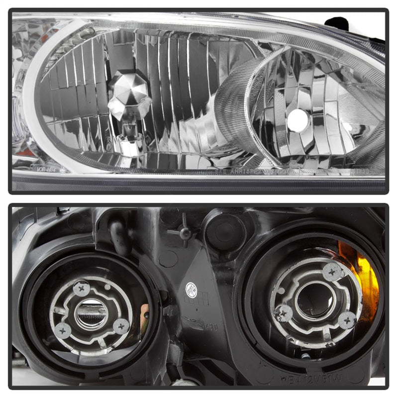 SPYDER xTune 04-05 Honda Civic (Excl Hatchback/Si) OEM Style Headlights - Chrome (HD-JH-HC04-4D-AM-C) 9042713