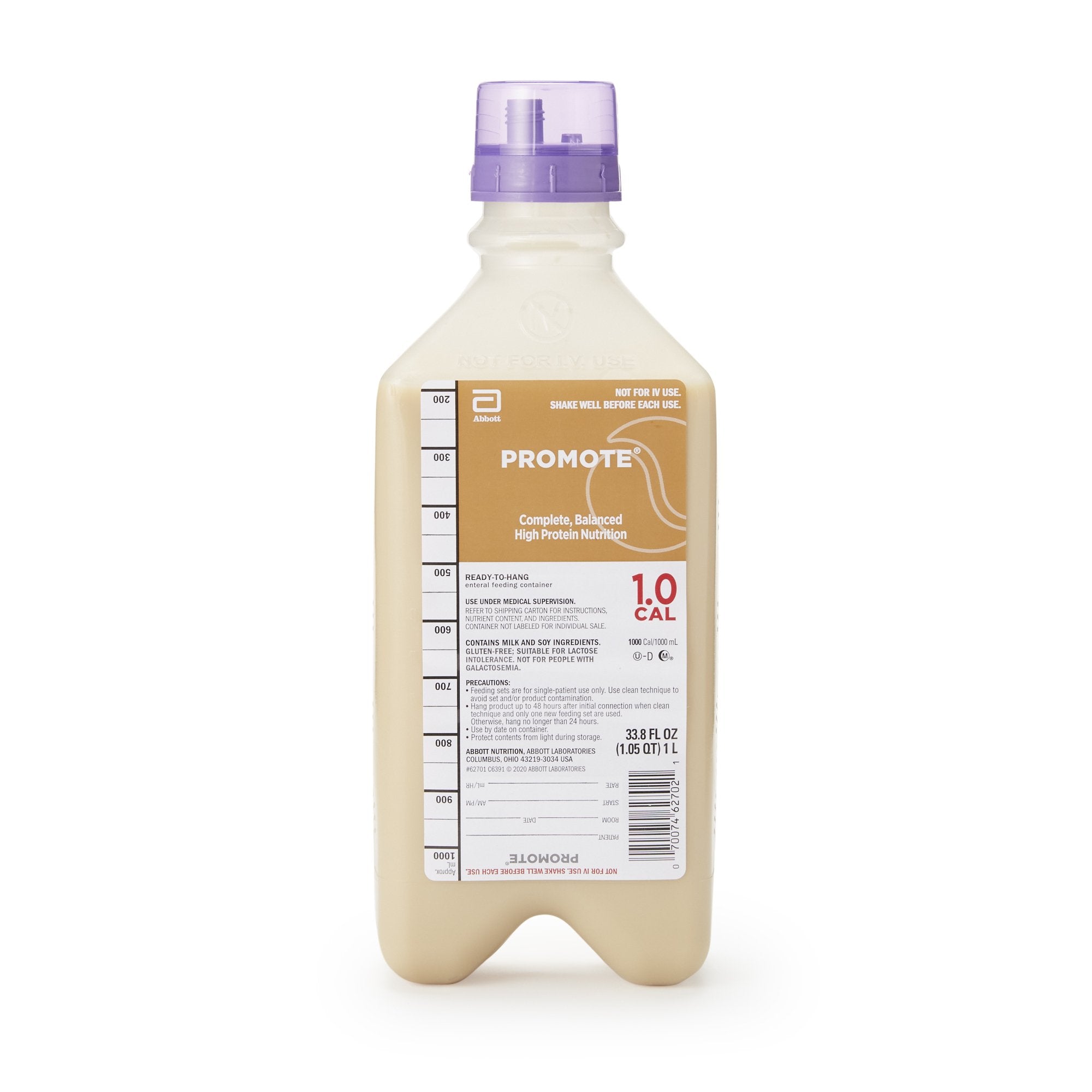 Promote™ Complete, Balanced High Protein Nutrition for Enteral Feeding, 33.8-oz. 62701