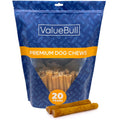 ValueBull Buffalo Collagen Sticks for Dogs, 6 Inch Jumbo Chew, 25 Count