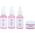 Revitalize And Illuminate Skincare Collection: Under Eye Super Jelly 0.5oz + Face Oil Glow 1oz + Biomimetic Face Serum 1oz + Complexion Serum 1oz --4pcs