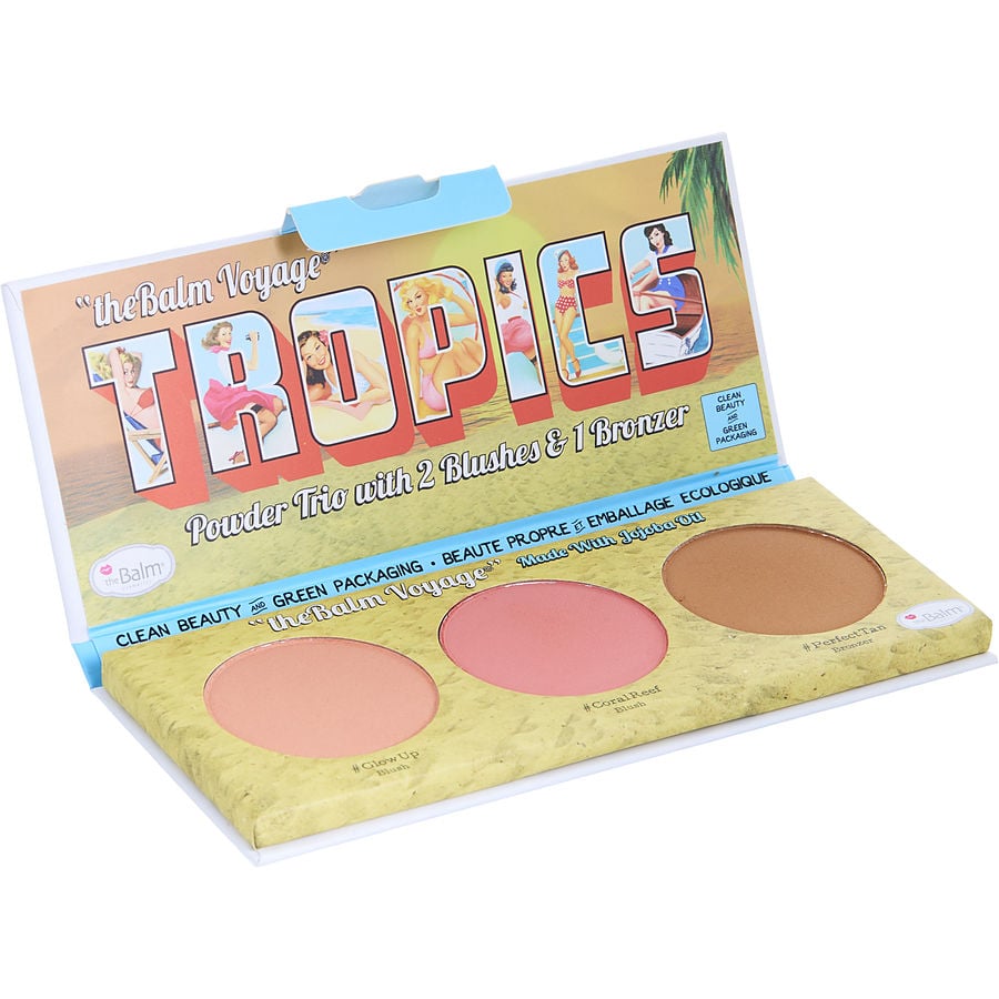Thebalm Voyage Tropics Powder Trio With 2 Blush & 1 Bronzer  --8.5g/0.29oz By Thebalm