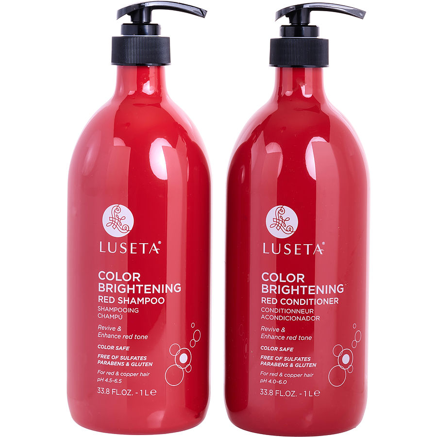 Color Brightening Red Shampoo And Conditioner 33.8 Oz