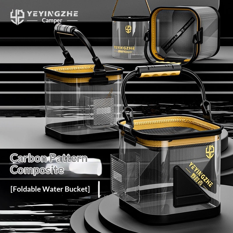 Thickened Transparent Fishing And Water-drawing Bucket