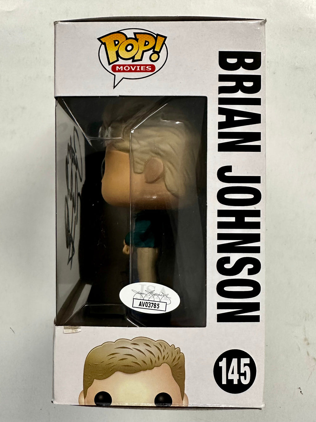 Anthony Michael Hall Signed Brian Johnson Breakfast Club Funko Pop! #145 JSA COA
