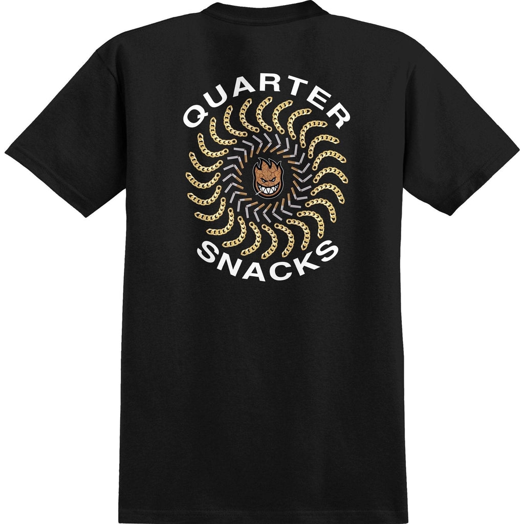 Spitfire X QS Quarter Classic Tee - Black/White
