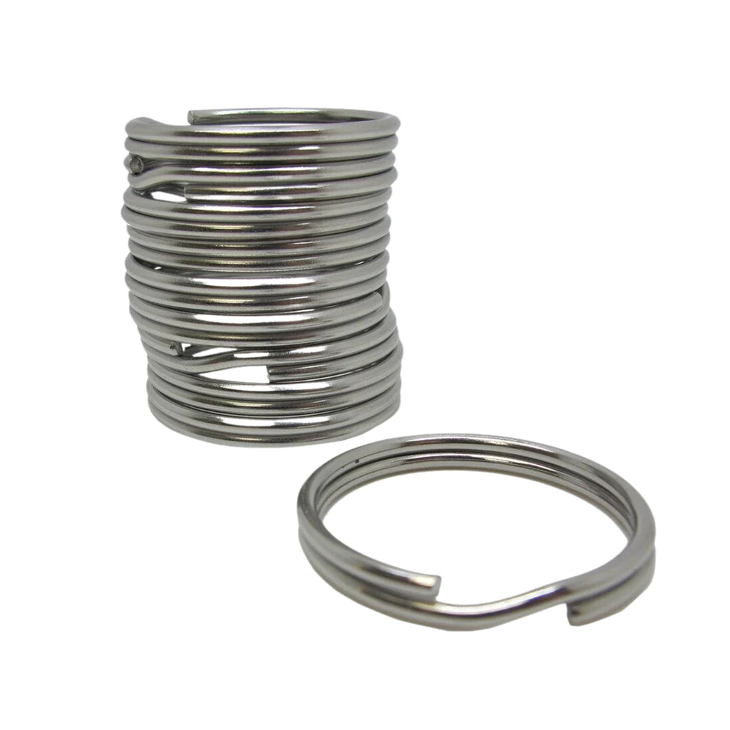 Scuba Diving 38mm Stainless Steel 2.3mm Split Ring for BCD attachment 10pc Pack